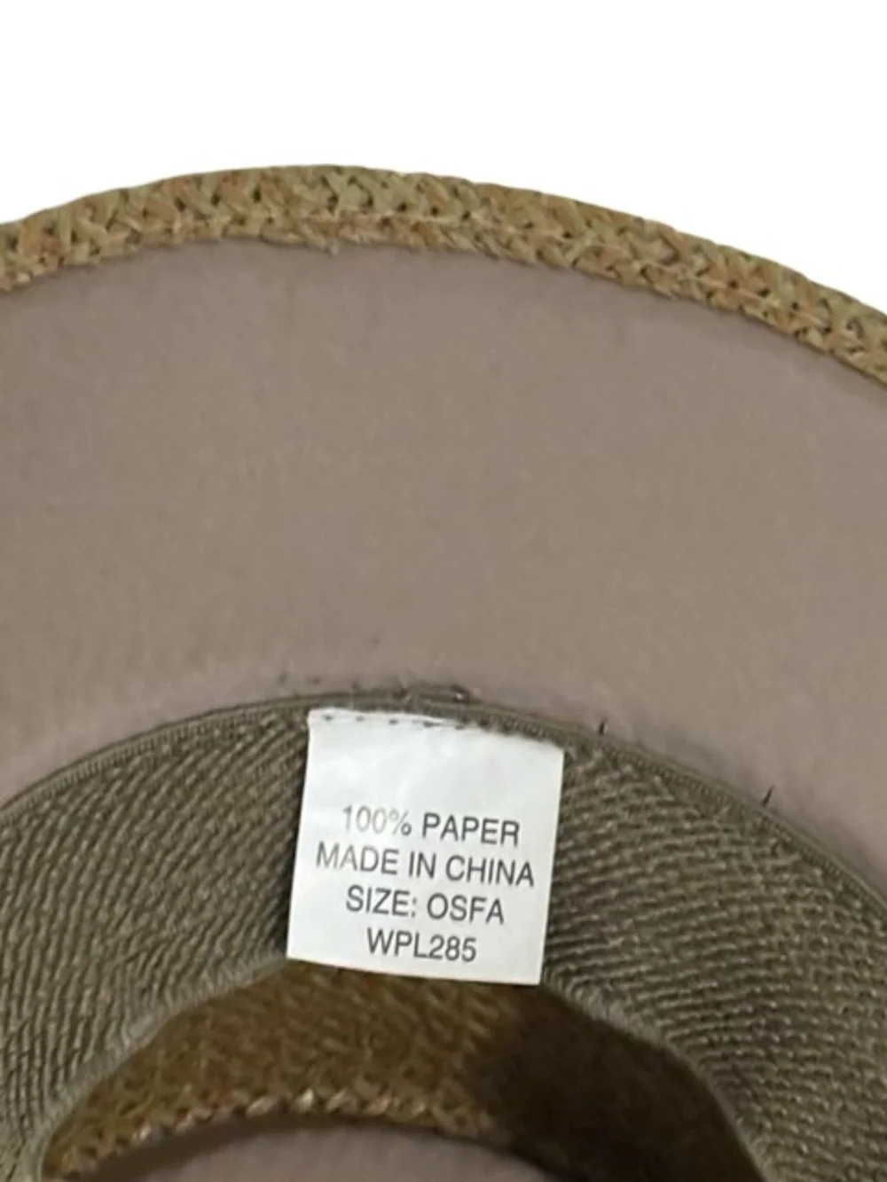 Unisex Western Outdoor Boho Resort Straw Fedora Hat - Natural Tan